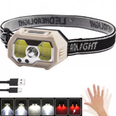 Аккумуляторный налобный фонарь с датчиком движения SH-S31 (есть красный свет) Аккумуляторный налобный фонарь с датчиком движения SH-S31 (есть красный свет)