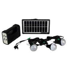 Система автономного освітлення, 3 лампи та ліхтар, GD-8017A Система автономного освітлення, 3 лампи та ліхтар, GD-8017A