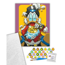 Картина за номерами "Грошовий Скрудж" 40x50 см