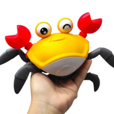 Краб (вбудований акумулятор, підсвічування, пісня, рухомі елементи, в коробці) (ЖОВТИЙ)