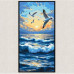 Картина за номерами "Політ на хвилях" 40*80 см