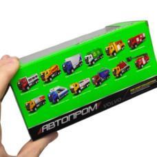 Машина металева "АВТОПРОМ. 1:72 Volvo Dump Truck" (13,5*7*5 см)