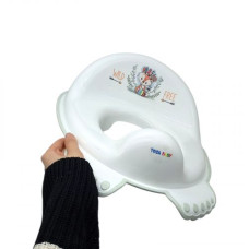 Туалетное противоскользящее сиденье "Дикий закат: Лисичка" (белое) Туалетное противоскользящее сиденье "Дикий закат: Лисичка" (белое)