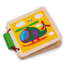 Деревянная игрушка "Деревянная книга. Транспорт"