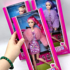 Кукла а в стильном наряде (ГОЛУБАЯ)