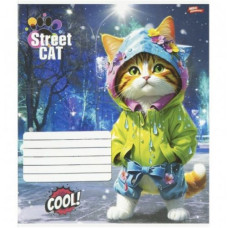 Тетрадь 12л клетка "Street Cat" (20 экземпляров, микс) Тетрадь 12л клетка "Street Cat" (20 экземпляров, микс)