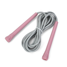 Скакалка MS 4797(Pink) размер 290 см, ручки-пластик