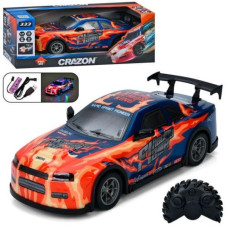 Машина р/к, акум, світло, гумові колеса, корпус не б'ється, USB-зарядне, в кор-ці, 333-TG25142B