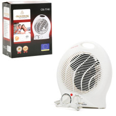 Тепловентилятор Crownberg CB-7746 обігрівач дуйка Білий, CB-7746