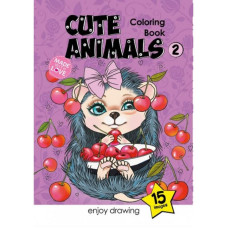 Дитяча розмальовка "Cute animals", 22163 Дитяча розмальовка "Cute animals", 22163