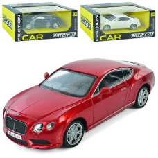 Машина АвтоСвіт, 1:24, Bentley Continental GT, інерц, 19,5см,гумові колеса, 3 кольори, в кор-ці, 27-11,5-13см, AS-3009