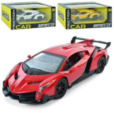 Машина АвтоСвіт, 1:24, LAMBORGHINI, інерц, 21см,гумові колеса, 3 кольори, в кор-ці, 27-11,5-13см, AS-3013