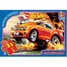 Пазлы из серии "Hot Wheels", 35 елементов, GP-FW701 Пазлы из серии "Hot Wheels", 35 елементов, GP-FW701