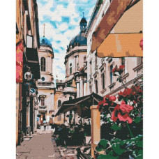 Картина по номерам "Львовская улочка" ★★★