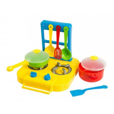 Набор посуды с плитой "Ромашка" (7 шт)