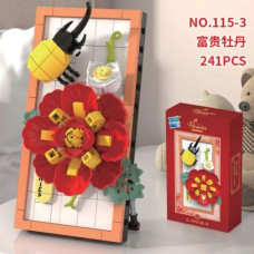 Конструктор “Flowers. Картина с цветочками”, 241 дет