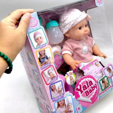 Пупс "Yale Baby" 35 см бутылочка, памперс, горшок (розовый) Пупс "Yale Baby" 35 см бутылочка, памперс, горшок (розовый)