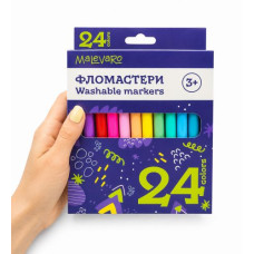 Набор фломастеров 24 цветов в коробке Набор фломастеров 24 цветов в коробке