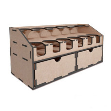 Настольный органайзер для спреев и художественных красок в баночках FDPO-262 Настольный органайзер для спреев и художественных красок в баночках FDPO-262