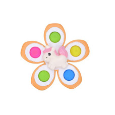 Детская погремушка-спинер с мягкими кнопками Детская погремушка-спинер с мягкими кнопками