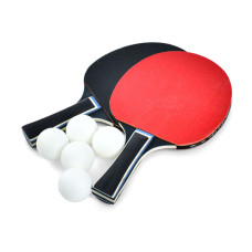 Ракетки для настольного тенниса MS 4594, 25 см, EVA, 5 мячей в наборе Ракетки для настольного тенниса MS 4594, 25 см, EVA, 5 мячей в наборе
