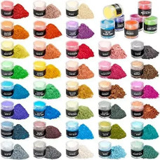 Слюдяной пигментный порошок для творчества MC-004, 36 банок по 2,8 грамма