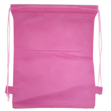 Детская сумка для обуви MK 3113(Pink) на затяжке, размер 28х36 см