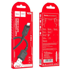 Кабель HOCO X94 iPhone5 Leader 1м, чорний, 93700 Кабель HOCO X94 iPhone5 Leader 1м, чорний, 93700