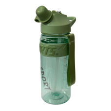 Спортивна пляшка з трубочкою, 25-66-MIX