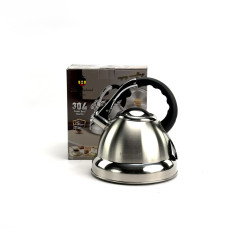 Чайник со свистком Haus Roland HRS704, 3.5 л, нержавеющая сталь. Серебристый (HRS704)