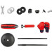 Детская боксерская груша на стойке с перчатками Punching Ball Set, набор для бокса с пружиной