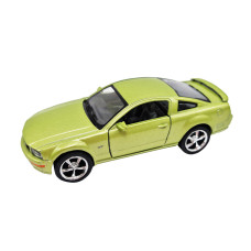 Инерционная машинка FORD MUSTANG GT 2006 Kinsmart КТ5091, 1:42 (Зеленый)