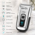 Бритва VGR V 332 Silver / Шейвер сеточный на USB / Электробритва с двойным лезвием и триммером