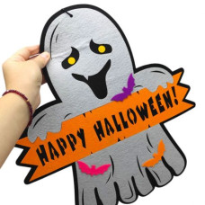 Декор з фетру 3мм "Привид Happy Hellowееn" ХН-100