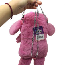 Мягкая игрушка-рюкзак "Стич" 29 см, розовый