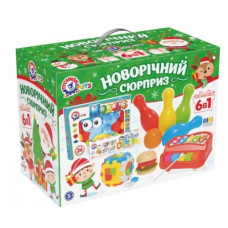 Новогодний набор игрушек ТехноК (коробка 37 х 27.5 х 19.3 см)