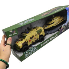 Игровой набор "БТР с Катером НА ПРИЦЕПЕ" (БЕЖЕВЫЙ) кор. 47х11,5х16,5 см Игровой набор "БТР с Катером НА ПРИЦЕПЕ" (БЕЖЕВЫЙ) кор. 47х11,5х16,5 см