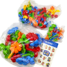 Конструктор "Цветочный сад", 142 детали, наклейки Конструктор "Цветочный сад", 142 детали, наклейки