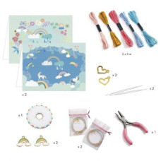 Набор для изготовления браслетов дружбы "Радуга Кумихимо"