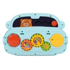 Коврик с игровым центром на батарейках музыка, свет (РОЗОВЫЙ)