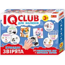 Обучающие пазлы IQ-club для малышей "Забавные зверьки" (укр)