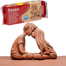 Пластилин скульптурный В500 терракотовый 500 г