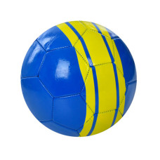 Мяч футбольный EV-3381(Blue) размер 5, ПВХ 1,8 мм, 300-320 г