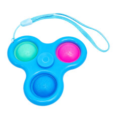 Детский антистресс-брелок Симпл-Димпл Спинер AA3650(Blue) 8 см