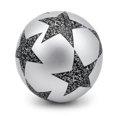 Детский резиновый мяч Звезда RB20302(Silver) 60 грамм, диаметр 18 см