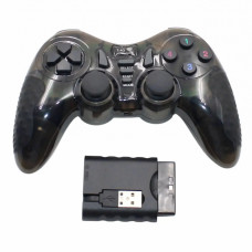 Игровой джойстик беспроводной геймпад 7 в 1 для ноутбука телевизора PC PS1 PS2 PS3 PC360 TV Android Черный