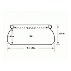 Надувной бассейн 183 х 51 см, Easy Set