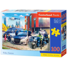Пазлы "Полицейский участок", 100 элементов