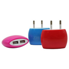Зарядка сетевик на два выхода USB, микс
