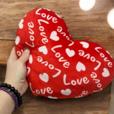 Игрушка мягкая "Сердце Love" размер М (26х8х18 см)